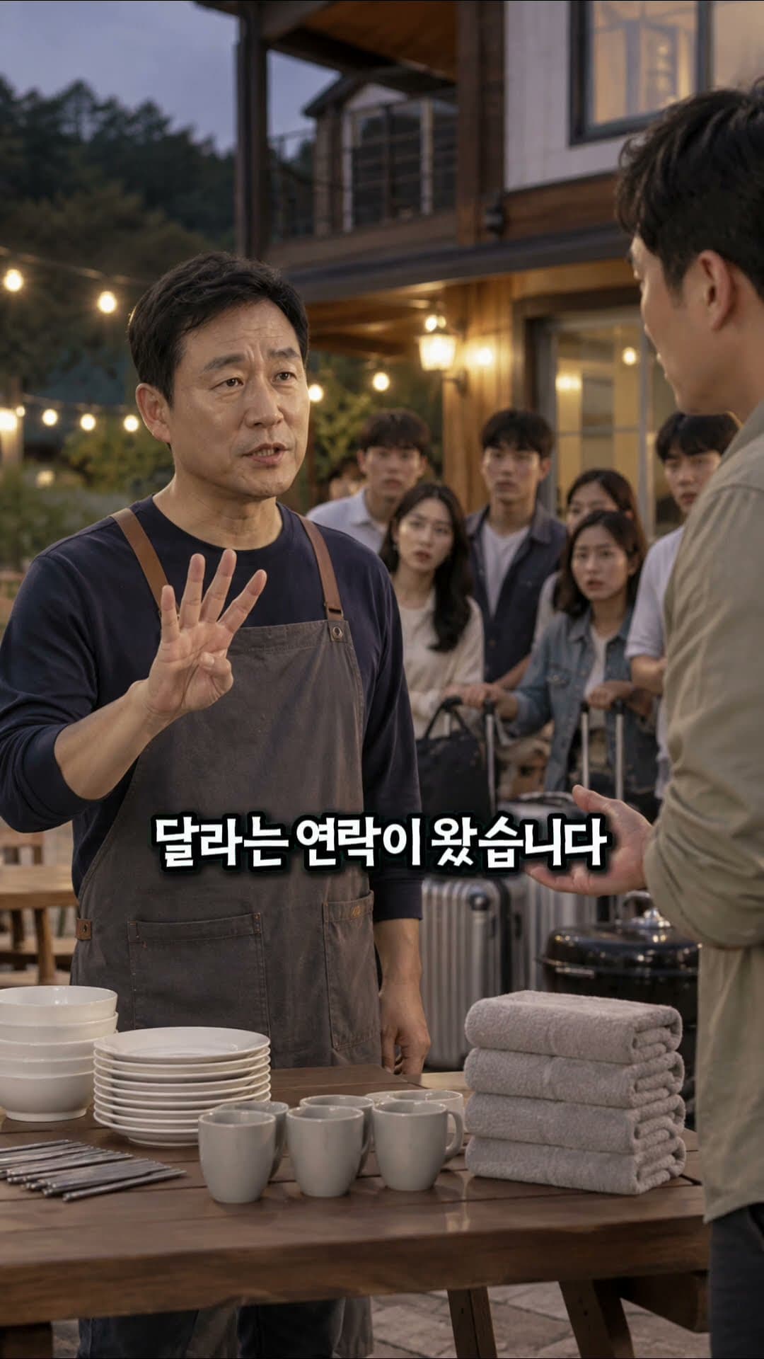 4명 예약하고 11명이 온 손님